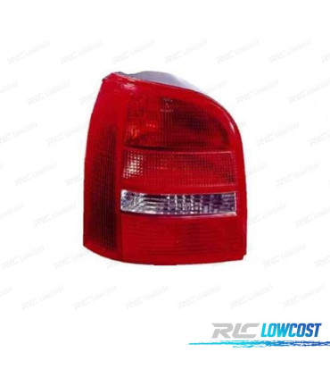 FANALE SINISTRO AUDI A4 B5 AVANT 94-98 ROSSO BIANCO