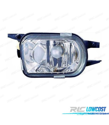 FANALE ANTIABBAGLIO SINISTRO PER MERCEDES W203 00-02, SLK 00-04 CRISTALLO CHIARO CROMATO