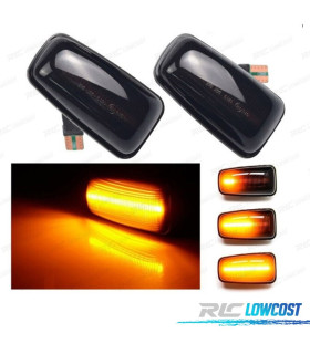FRECCIE LATERALI A LED DINAMICI PER CITROEN SAXO PEUGEOT 106 306 406 VETRO SCURO