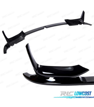 SPOILER LIP ANTERIORE BMW F80 M3 F82 F83 M4 LOOK M PERFORMANCE NERO LUCIDO