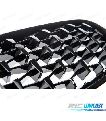 GRIGLIE PER BMW X5 E70 X6 E71 07-14 NERO DIAMANTE