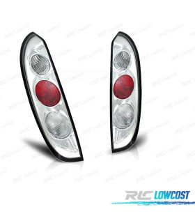 FANALI PER OPEL CORSA C 00-06 FONDO CROMATO