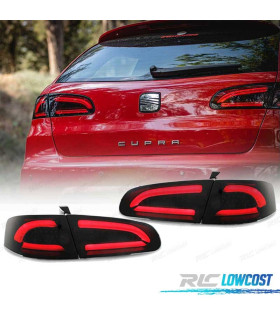 FANALI SEAT IBIZA 6L 02-08 CARDNA LIGHTBAR FONDO NERO