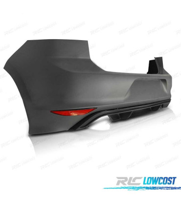 PARAURTI POSTERIORE PER VOLKSWAGEN VW GOLF 7 12-17 LOOK R20