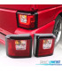 FANALI A LED VOLKSWAGEN VW T4 90-03 ROSSO BIANCO BARRE A LED