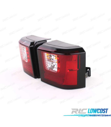 FANALI A LED VOLKSWAGEN VW T4 90-03 ROSSO BIANCO BARRE A LED
