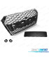 GRIGLIA PER AUDI A4 B9 15-19 LOOK RS4 PDC CROMATO NERO