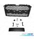 GRIGLIA PER AUDI A4 B9 15-19 LOOK RS4 PDC CROMATO NERO