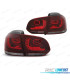 FANALI VOLKSWAGEN VW GOLF 6 08-12 LED ROSSO CHIARO