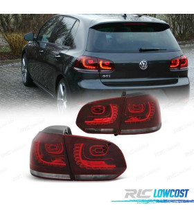 FANALI VOLKSWAGEN VW GOLF 6 08-12 LED ROSSO CHIARO