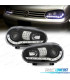 FARI VOLKSWAGEN VW GOLF MK4 97-03 LUCE DIURNA LED FONDO NERO + CROMO