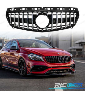 GRIGLIA MERCEDES CLASSE A W176 A45 12-15 CROMO NERO GTR PANAMERICANA
