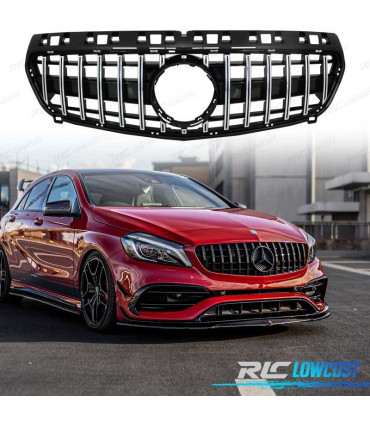 GRIGLIA MERCEDES CLASSE A W176 A45 12-15 CROMO NERO GTR PANAMERICANA