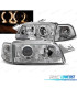 FARI PER FIAT PUNTO 93-99 ANGEL EYES FONDO CROMATO AUT.