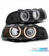 FARI BMW SERIE 7 E38 94-98 ANGEL EYES HALOGENO FONDO NERO