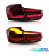 FANALI BMW F30 13-18 FULL LED LIGHT BAR OLED ROSSO