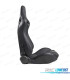 SEDILE SPORTIVO SEMI BAQUET STILE RS PELLE NERA