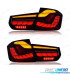 FANALI BMW F30 FULL LED LIGHT BAR OLED AFFUMICATI