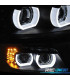 FARI XENON AFS ANGEL EYES U 3D LED BMW E90 E91 08-12 FONDO NERO