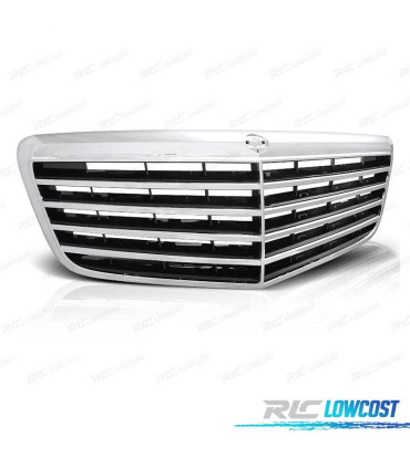 GRIGLIA PER MERCEDES CLASSE E W211 07-09 NERO CROMATO
