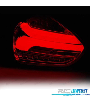 FANALI FORD FOCUS MK3 15-18 A LED DINAMICI NERO FUMÉ