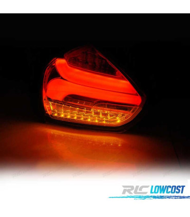 FANALI FORD FOCUS MK3 15-18 A LED DINAMICI NERO FUMÉ