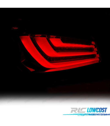 FANALI BMW E60 LCI 07-09 FULL LED BAR AFFUMICATI
