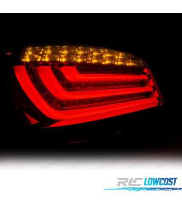 FANALI BMW E60 LCI 07-09 FULL LED BAR AFFUMICATI