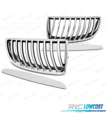 GRIGLIE PER BMW E90 E91 05-08 CROMATE