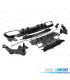 DIFFUSORE PER MERCEDES CLASSE C W205 4P 18-21 LOOK AMG NERO
