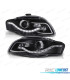 FARI PER AUDI A4 B7 04-08 LUCE DIURNA DRL SFONDO NERO