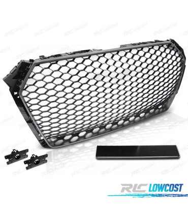GRIGLIA PER AUDI A4 B9 15-19 LOOK RS GRIGIO OPACO