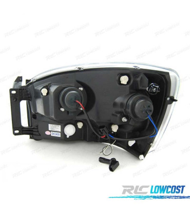 FARI PER DODGE RAM 06-08 LUCE DIURNA A LED NERO