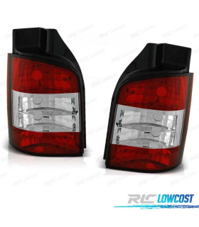 FANALI PER VOLKSWAGEN VW T5 03-09 1P ROSSO BIANCO