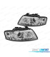 FARI PER AUDI A4 B6 CABRIO 02-06 LUCE DIURNA A LED CROMATO