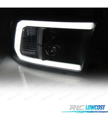 FARI PER DODGE RAM 09-18 LUCE DIURNA A LED NERO