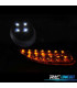 FARI PER PORSCHE BOXSTER 986 CARRERA 911 996 96-04 LUCE DIURNA A LED NERO