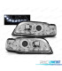 FARI PER VOLVO S40 V40 96-00 LUCE DIURNA LED CROMATI