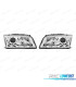 FARI PER VOLVO S40 V40 96-03 LUCE DIURNA A LED CROMATI