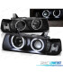 FARI PER BMW E36 90-99 CCFL OCCHI ANGEL FONDO NERO