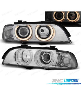 FARI BMW E39 95-03 ANGEL EYES XENON D2S H7 CROMATO