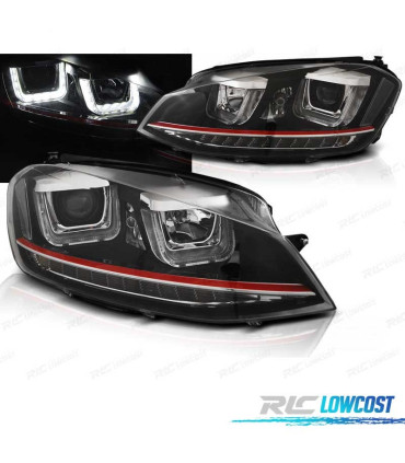 FARI PER VOLKSWAGEN VW GOLF 7 VII LOOK GTI LED LUCE DIURNA 12-17