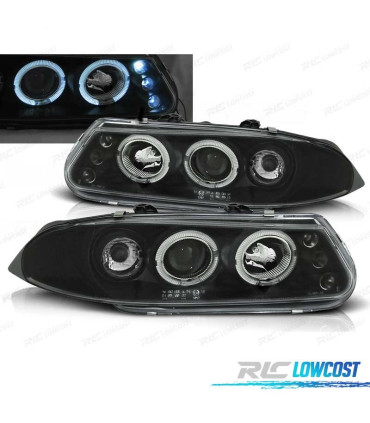 FARI PER ROVER 200 95-00 ANGEL EYES NERO FONDO CCFL