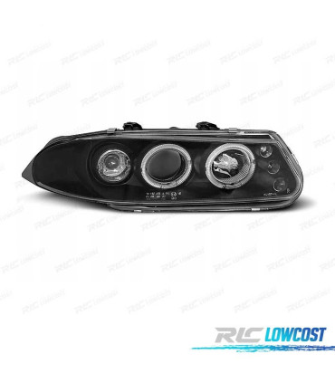 FARI PER ROVER 200 95-00 ANGEL EYES NERO FONDO CCFL