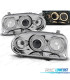 FARI PER VOLKSWAGEN VW GOLF 3 91-97 ANGEL EYES CROMATI FRECCE