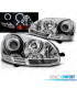 FARI VOLKSWAGEN VW GOLF 5 03-09 ANGEL EYES CCFL CROMATO