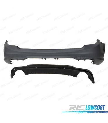 PARAURTI POSTERIORE PER MERCEDES CLASSE C KOMBI W204 07-14 LOOK AMG