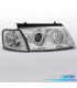 FARI PER VOLKSWAGEN VW PASSAT B5 3B 96-00 ANGEL EYES CCFL CROMATO
