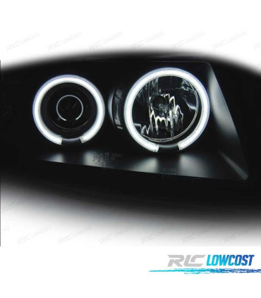 FARI VOLKSWAGEN VW PASSAT B5 3B 96-00 ANGEL EYES CCFL NERO