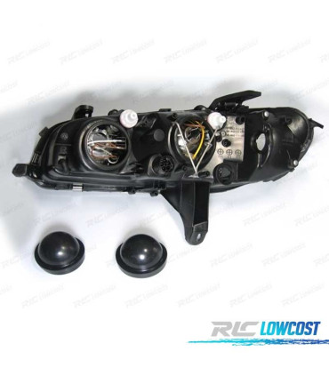 FARI PER OPEL OMEGA 94-99 LENTE A LENTE NERA